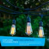 Gorące oferty żarówki String Outdoor Decoration Lampa Weatherphologf Grade Light Set, 48watts, 25-ft-12bulbs świąteczny szlachetny i szczęśliwy impreza