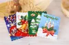 Christmas Greeting Card Holiday New Year Festivel Wish gift card invitation cards Hanging Christmas Tree Pendant Decorative Ornaments