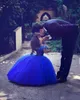 2019 Nya Askepott Flower Girls Dresses For Wedding Off Shoulder Beaded Blue Girls Pageant Dresses Ball Gowns186d