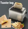 Nieuwe Non Stick Herbruikbare Hittebestendig Broodrooster Zakken Sandwich Frietjes Verwarming Zakken Keuken Accessoires Koken Gereedschap Gadget KD1