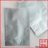 100pcs/lot coffee bean flat bag, 26x38cm silvery Pure aluminium moistureproof plain plastic bag, mylar plating tea sack, storage gluten bags