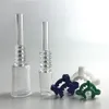 Quartz Drop Tester Straw Tip with 10mm 14mm 18mm Male Female Clear for Mini Nector Collector Kits Hand Pipe Glass Smoking NC