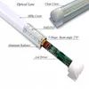 T8 LED TUBE V Formad LED Integrera rör 2FT 4FT 5FT 6FT 8FT 8 FeS Double Row 4 fot LED-rör