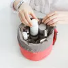 Bolsa de cosméticos con cordón redondo del mismo estilo icónico, paquete organizador de lavado, bolsas de viaje con cubo multifuncional, bolsa de cosméticos de gran capacidad