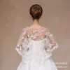 Beaded Neck Lace Wedding Wraps For Bridal Wedding Bolero Redwhite Girls Wedding Dress Accessories Lace Bolero9226857