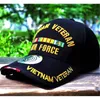 2017 New Unisex Air Force Letter Emboridery Baseball Cap Militära Snapback Mössor Sommar Gorras Hip Hop Caps för män och kvinnor