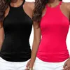 Venta al por mayor- Mujeres en el cuello en u Bustier Recortar la parte superior Sexy camis fuera del hombro elástico tubo camisetas sin mangas Y camisola Halter Top sin mangas recortada Chaleco W2