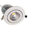 Bridgelux verzonken LED -spotlight 2.5/3/4/5/6 inch rotatie Gimbal Light CRI80 Trunk LED Downlight met uitkijkhoek 24 graden