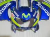 Kostenlose Spritzguss-Verkleidungssätze für Honda CBR600 F4 1999 2000, blau-grünes Motorrad-Karosserieverkleidungsset CBR 600 F4 99 00