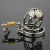 Male chastity device stainless steel metal cage the penis lock cock SM Fetish