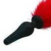 Faux Fur Passionate Naughty Fox Tail Unisex Silicone Butt Plug Anal Sex Toys for Couple Erotic Sex Products 174021611508