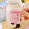 Wholesale- 40packs/lot Kawaii Vase Design Standing Convenient Memo Sticky Pad Notes Students Gift Prize Office School Stationery Supplies