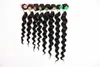 Hurtownie Ombre Brown Human Hair Extensions Bug 8inch Burgundii Color Weave 8 z luźne fala głęboko kręcone brazylijskie oplatanie ludzkie włosy