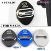 Auto türschloss abdeckung logo embleme abzeichen für Mazda 3 6 2 cx3 cx5 cx7 323 türschloss protector Car styling zubehör