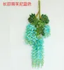 110 cm Glicine Fiore di vite Fiori artificiali Fiore di seta Rattan per centrotavola di nozze Decorazioni Bouquet Ghirlanda Casa Ornamen3740227