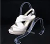5 pz Stype Acrilico Trasparente Espositore per scarpe Stand Supporto per scarpe Sandali da donna039 che mostrano scaffale portaoggetti4643670