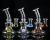 Mini-Quarz-Bong-Wasserpfeife, Becherboden, Bohrinsel, Bubbler, Glas-Bong-Wasserpfeifen, Vollquarz-Reifen-Perc-Wasserpfeife mit 14-mm-Verbindung!