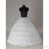 2019 Tanie suknia balowa 6 obręczy Petticoat ślizganie ślubu Crinoline underskirt underskirt układa Slip 6 Hoop Spódnica Crinoline dla Quinceanera Dress