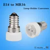 E14 à MR16 support de lampe Base ampoule douille adaptateur E14 mâle à MR16 femelle halogène Edison lumière LED adaptateur convertisseur