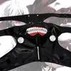 2017 nouvelle vente Chaude Cosplay Masques Tokyo Ghoul Fermeture Éclair Réglable Faux PU En Cuir partie Masque Livraison Gratuite