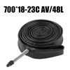 1Pcs 700*18-23C AV/FV Presta Valve 48L Presta Valve Road Bicycle Bike Cycling Inner Tubes Wheel Tire Cycling Accessory