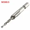 6pcs/set Hand Tap Drill Hex Shank HSS Screw Spiral Point Thread Metric Plug Drill Bits M3 M4 M5 M6 M8 M10 Hand Tools