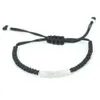 Wholesale- Anil Arjandas Men Macrame Armbanden, Gold Long Tube Micro Pave CZ COPER Noodle Kralen BRIjing Macrame Armband