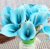 Verklig touch konstgjorda blommor bröllop dekorativa blommor calla lily falska blommor bröllop fest dekoration tillbehör gc2134