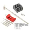 11PCS/Lot Watch Strap Holder Link Pin Remover Hammer Spring Bar Pins Repair Tool