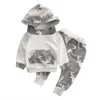 Herbst Herbst Neugeborenen Baby Junge Mädchen Kleidung Nette Weihnachten Tops Deer Mit Kapuze + Gestreiften Lange Hosen 2 stücke Outfit kinder Kleidung Set