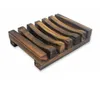 Vintage Wooden Soap Dish Plate Tray Holder Wood Holders Bathroon Shower Hand Washing LLFA