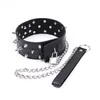 BDSM Collar Leather Slave Collar For Women Female Metal Collar Necklace Fetish Bondage Restraints Erotic Toys Sex Tools For 8128985