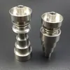 Universal Domeless 6 In1 Titanium Nails 10mm 14mm 18mm Joint för manlig och kvinnlig domelös titan Nagel 6685200