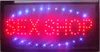 Vendita diretta LED Sex Shop Shop Negozio Neon Sign Grafica personalizzata Semiutdoor Lampeggiante 10x19 pollici Sex Shop Negozio Segno del LED