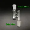 Glass Reclaim Adapter Male/Female 14mm 18mm Joint Glass Reclaimer Adapters Ash Catcher For Oil Rigs Glass Bong Water Pipes