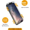 4D Voll gebogenes gehärtetes Glas für iPhone X Displayschutzfolie Schutzfolie 9H galvanisierte gebogene Kante für iPhone X 8 7 6 mit Paket