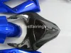 Eftermarknad Body Parts Fairing Kit för Kawasaki Ninja ZX6R 2007 2008 Blue Black Motorcykel Fairings Set ZX6R 07 08 MA12