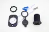 Dual-USB-Autoladegerät für Motorrad, Roller, ATV, Boot, 12 V, 2 A, wasserdichter Steckdosen-Netzadapter mit Scheibe