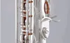 Högkvalitativ Japan Yanagisawa 902 B Flat Music Instrument Sopran Saxofon Yanagisawa Straight Sax Gratis frakt