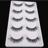 Nowy 50 par Lot Black Natural Cross Fake False Eyelash Miękkie Długie Makeup Eye Lash Extension Darmowa Wysyłka