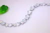 Wholesale & Retail Fashion 7.0 Inches Fine White/Blue Fire Opal Bracelet 925 Sterling Sliver Jewelry BNT16022701