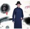 Nouvelle arrivée mâle cheongsam style chinois costume coton homme mandarin veste longue robe traditionnelle chinoise Tang costume robe vêtements ethniques