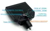 Freeshipping 1-600X USB Digitalt elektroniskt mikroskop Portabelt 8 LED VGA-mikroskop med 4,3 "HD LED-skärm för PCB moderkort reparation