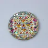 30 stks 30mm AB-kleur ronde vorm hars steentjes crystal fruit buttons kralen voor sieraden accessoires ambachten ZZ521