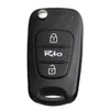 Garanterad 100 3 -knappar Flip Remote Key Shell för Kia Rio Picanto Sportage Ocut Toy40 Blade 4948810