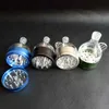 Aluminium metall trattkvarn 4 delar färger rökverktyg tobak ört krydda kross hand cracker muller slipmaskiner