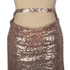 Sexig Sequined Prom Dresses Side Split Open Back Evening Wear Halter Neck Party Gowns I lager