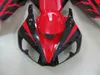 혼다 CBR1000RR 06 07 빨강, 검정 페어링 설정 CBR1000RR 년 2006 년 2007 년 OT05에 대한 사출 성형 플라스틱 장에서 산 선물 키트