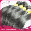7a Nature Hair raide 3pcslot des cheveux de nature péruvienne non traitée Striaght Human Bundles World Hair sur 345pcs8290904