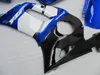 Fairing Kit voor Yamaha YZF R6 98 99 00 01 02 Blauw Wit Zwart Carrosserie Verklei Set YZFR6 1998-2002 OT01